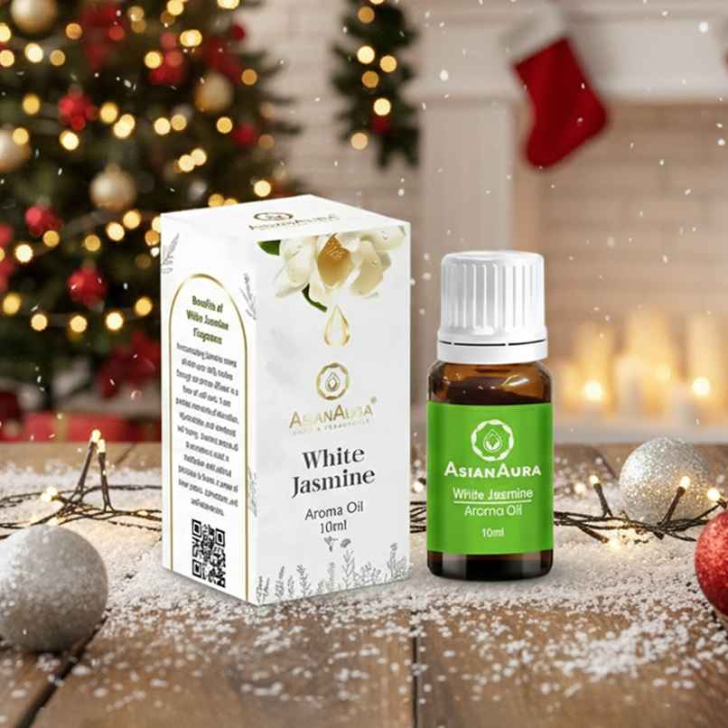 Asian Aura Diffuser Aroma Oils For Home Fragrance 10 ml White Jasmine