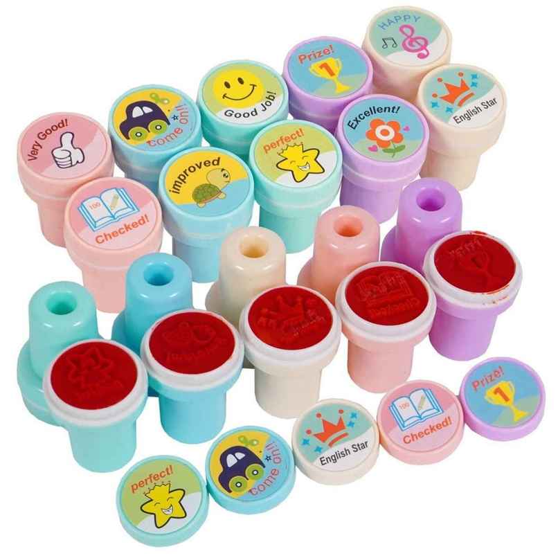 Toyshine DIY Cute Self-Ink Rubber Seal Stamps for Kids | Motivation and Reward Theme Toyshine DIY Cute Self-Ink Rubber Seal Stamps for Kids | Motivation and Reward Theme