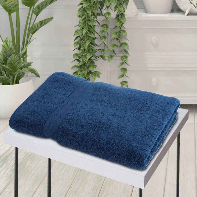 Bianca Ultra Soft Zero Twist 100% Cotton Towel | Aerocore Tech | Bath Towel | Solid | Navy