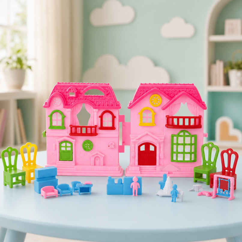 Toytales Little Doll House Set - Assorted|For Kids|For Girls|Gift For Girls | Birthday Gift Toytales Little Doll House Set - Assorted|For Kids|For Girls|Gift For Girls | Birthday Gift