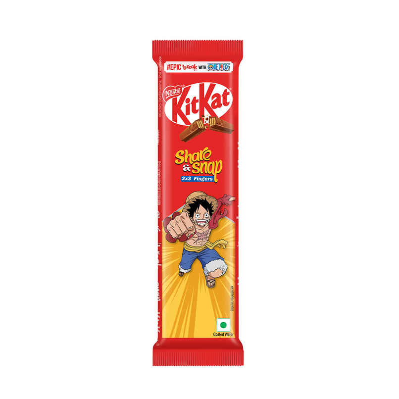Nestle KitKat Share & Snap 2 x 3 Fingers Wafer Chocolate Bar