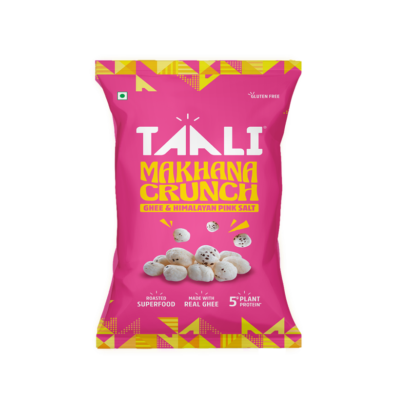 Taali Roasted Makhana - Ghee & Himalayan Pink Salt, Natural, Rich in Protein