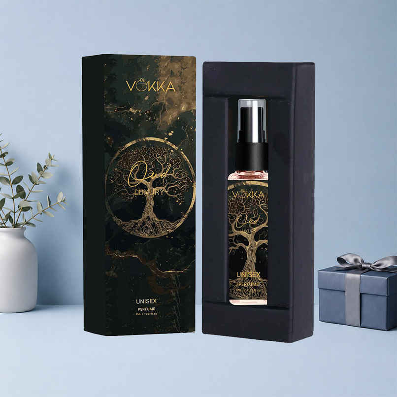 Vokka Pocket Perfume Oud 8ml Unisex Long Lasting Sandalwood Agarwood Vokka Pocket Perfume Oud 8ml Unisex Long Lasting Sandalwood Agarwood