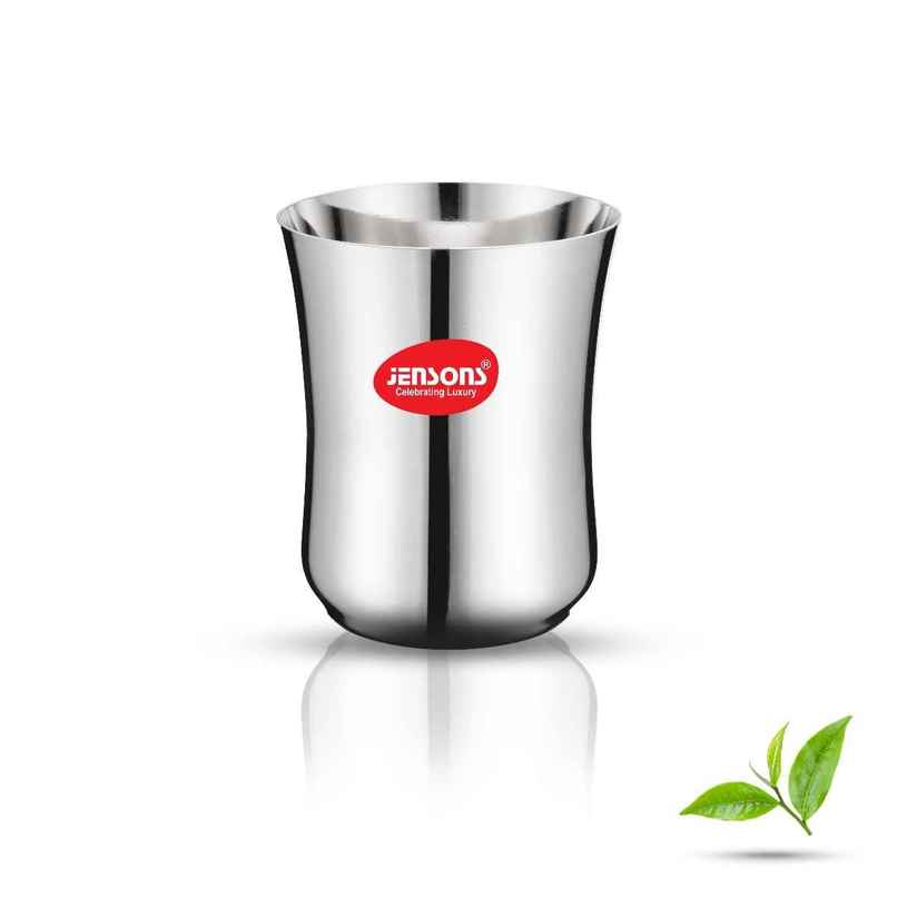Jensons Stainless Steel Damru Glass 300 ml Jensons Stainless Steel Damru Glass 300 ml