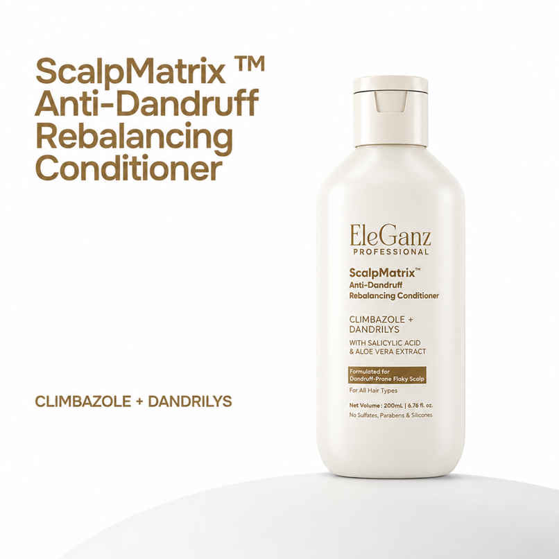 EleGanz Professional ScalpMatrix Anti-Dandruff Conditioner | Climbazole + Dandrilys EleGanz Professional ScalpMatrix Anti-Dandruff Conditioner | Climbazole + Dandrilys