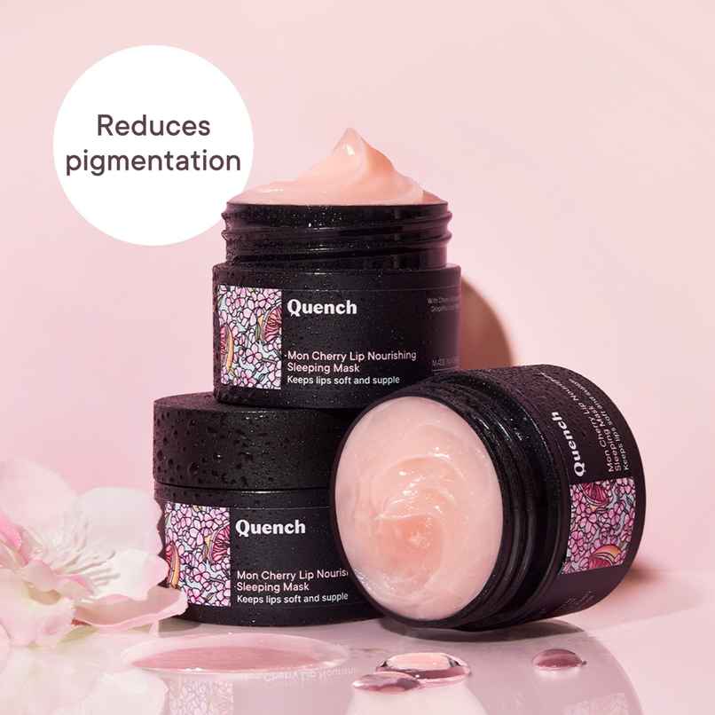 Quench Botanics Mon Cherry Lip Nourishing Sleeping Mask, 15ml