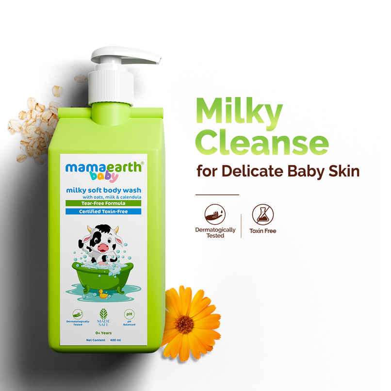 Mamaearth Milky Soft Body Wash For Babies