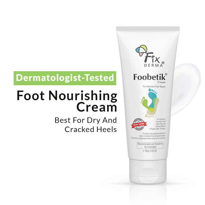 Fixderma Foobetik Foot Cream for Diabetic, Dry & Crack Heel, Moisturizes & Repair Feet