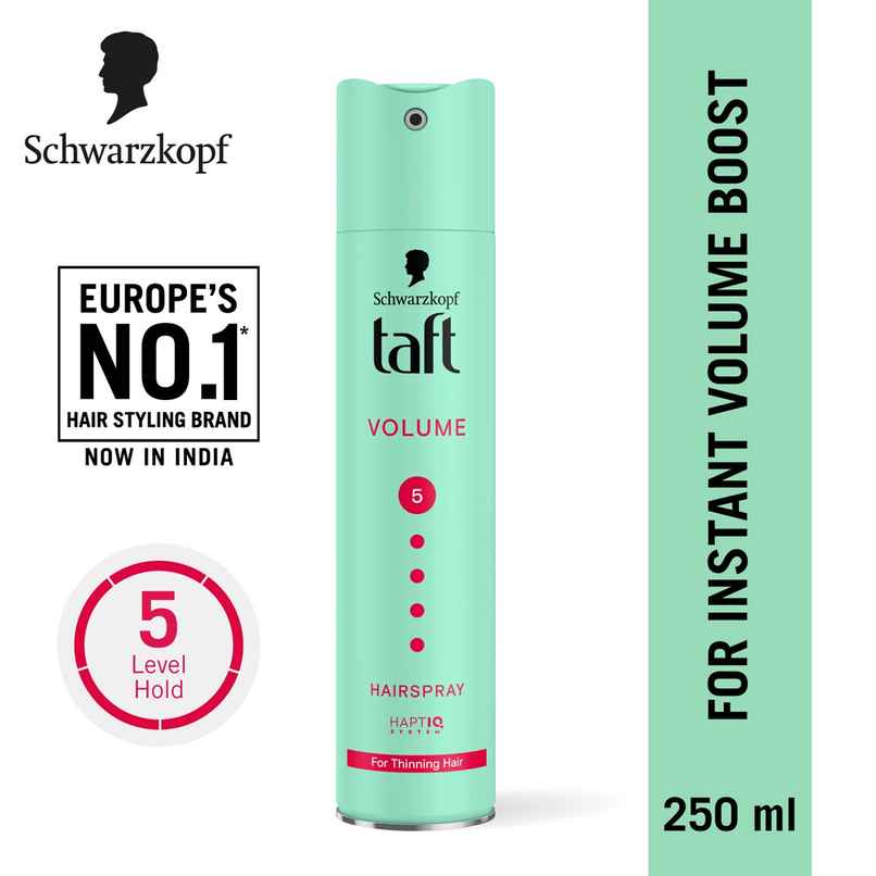 Schwarzkopf Taft Volumising Hold 5 | For Fine And Thinning Hair | Non-Sticky