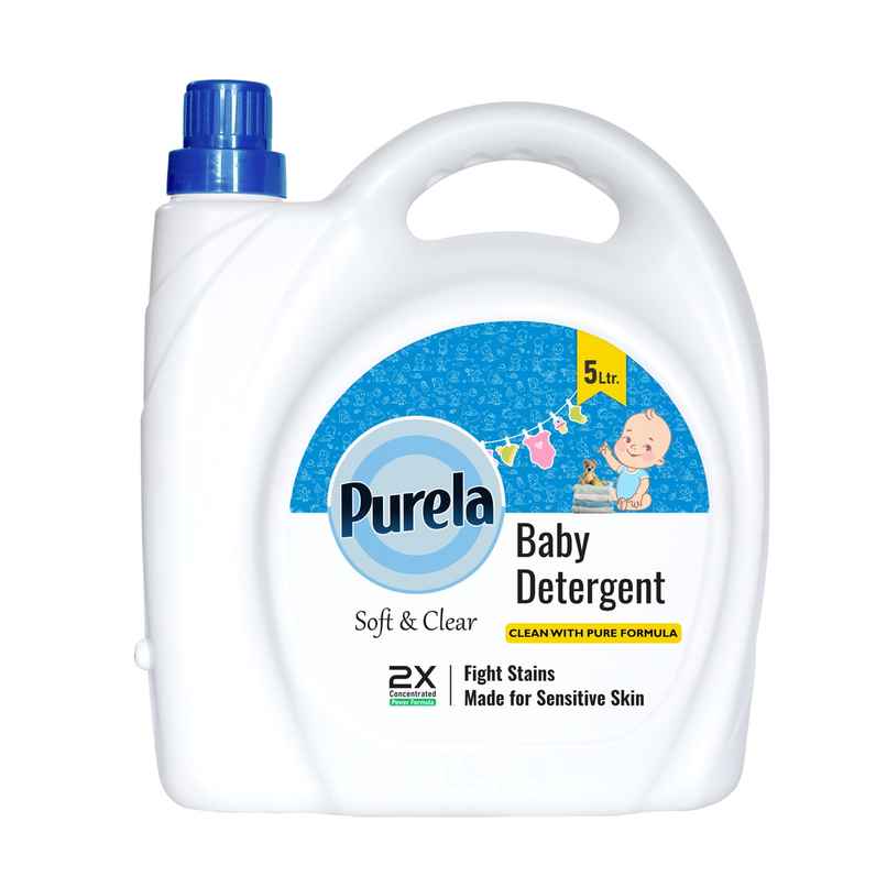 Purela Baby Laundry Liquid Detergent Washing Liquid For Baby Clothesleaf Love 5 l Purela Baby Laundry Liquid Detergent Washing Liquid For Baby Clothesleaf Love 5 l