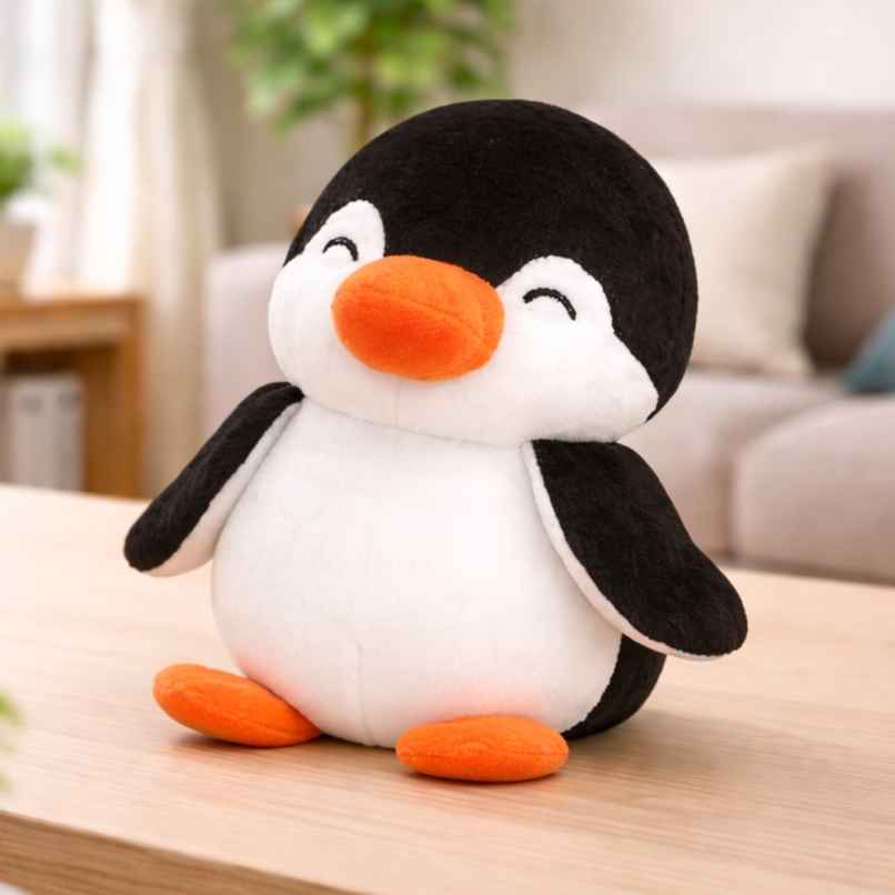 Fablue Jam Penguine Plush Soft Toy Animal For Kids - 17 cm Fablue Jam Penguine Plush Soft Toy Animal For Kids - 17 cm