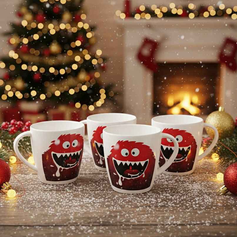 Cello Melamine Joycee Mugs, 200ml, Milk Monster design(Set of 4) | Assorted Cello Melamine Joycee Mugs, 200ml, Milk Monster design(Set of 4) | Assorted