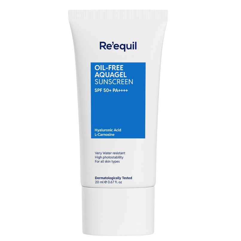 Re'Equil Oil Free Aquagel Sunscreen Hyaluronic Acid For Hydration