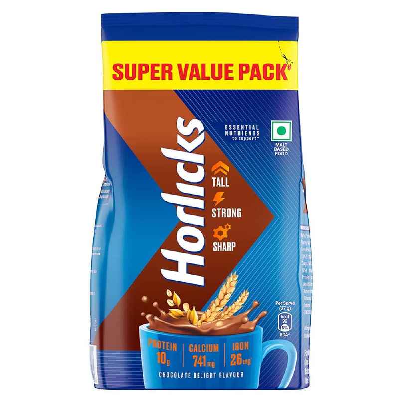 Horlicks Chocolate Drink Mix | For 5+ years Kids