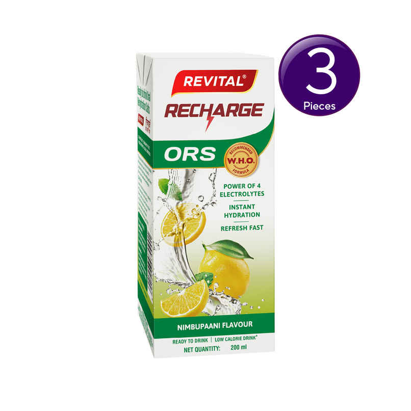 Revital Recharge ORS - Nimbu Pani Flavour Combo