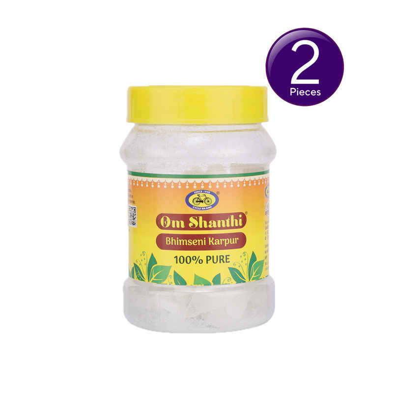 Pure Om Shanthi Bhimseni Camphor | Cycle Combo