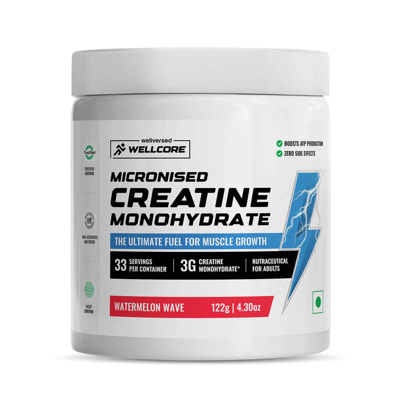 Wellcore Micronised Watermelon Wave Creatine Monohydrate | 33 servings Wellcore Micronised Watermelon Wave Creatine Monohydrate | 33 servings