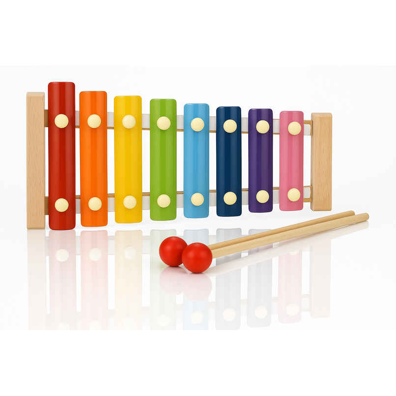 Fablue Wooden Xylophone 2-in-1 Piano Musical Toy for Kids & Toddlers Fablue Wooden Xylophone 2-in-1 Piano Musical Toy for Kids & Toddlers