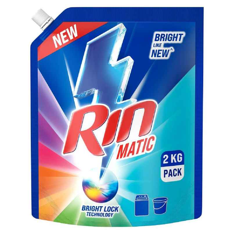 Rin Matic Top Load Detergent Liquid | Pouch Rin Matic Top Load Detergent Liquid | Pouch