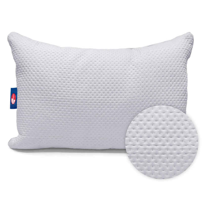 Sassoon Laika Microfiber Quilted Pillow (Grey)