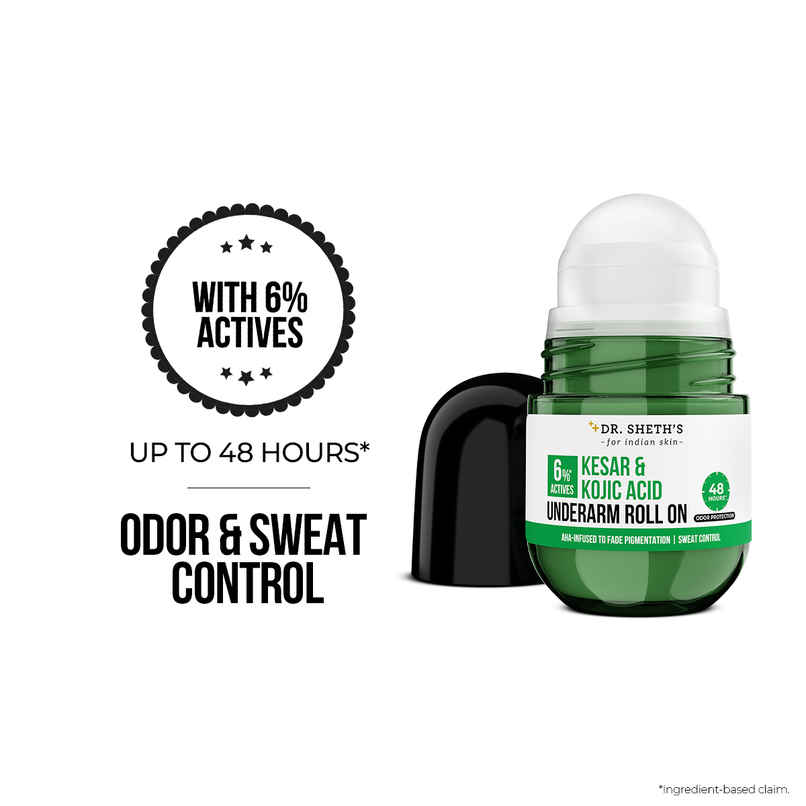 Dr. Sheth's Kesar & Kojic Acid Underarm Roll On