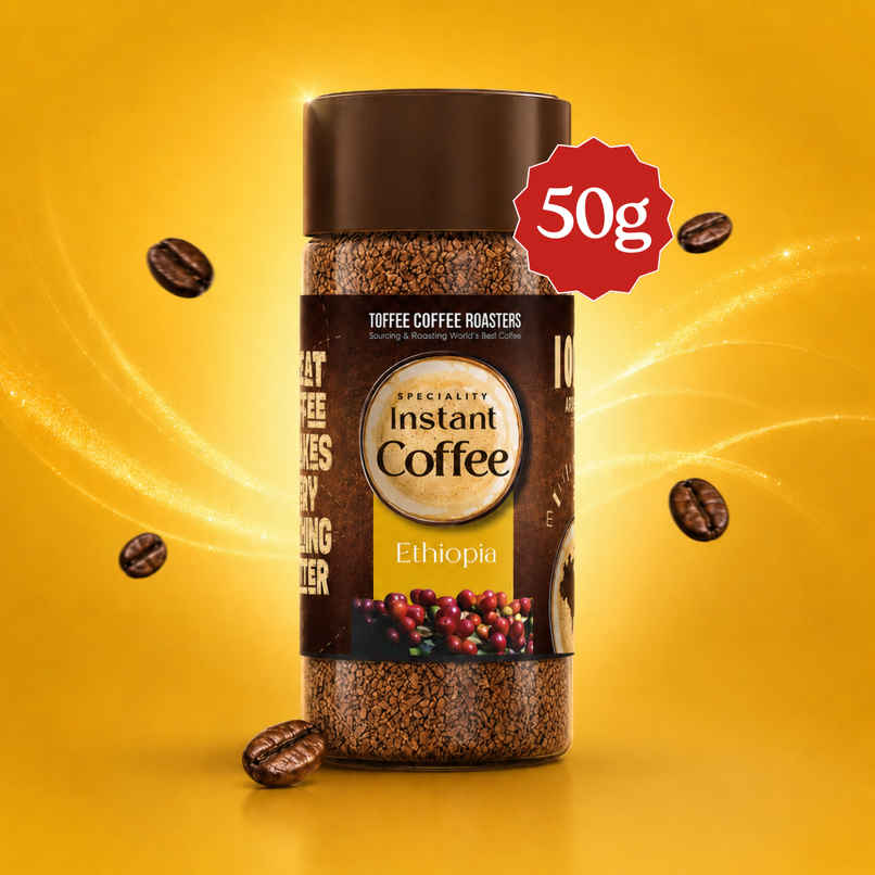 Toffee Coffee Roasters Ethiopia Speciality Medium Roast Organic Instant Coffee