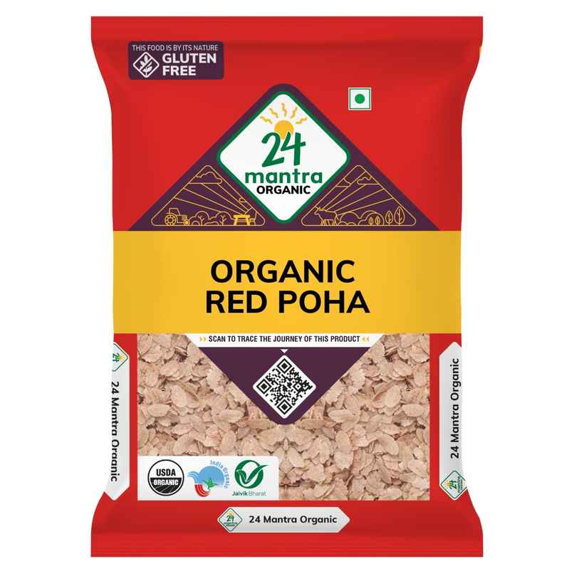 24 Mantra Organic Red Poha
