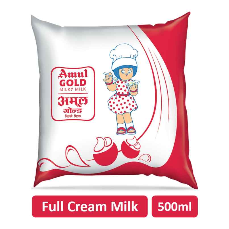 Amul Gold Full Cream Fresh Milk | Pouch