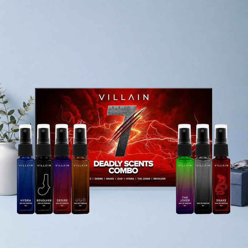 VILLAIN 7 Deadly Scents Perfume Gift Set for Men | Long Lasting VILLAIN 7 Deadly Scents Perfume Gift Set for Men | Long Lasting
