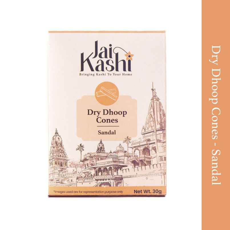 Jai Kashi Sandal Dry Dhoop Cones Jai Kashi Sandal Dry Dhoop Cones