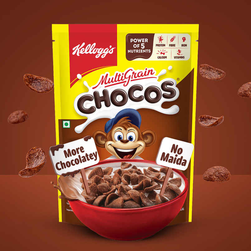 Kellogg's Multigrain Chocos | More Chocolatey | No-Maida Kellogg's Multigrain Chocos | More Chocolatey | No-Maida