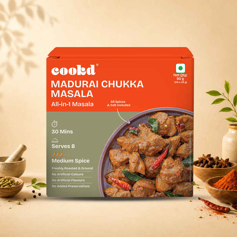 Cookd Madurai Mutton Chukka Masala Cookd Madurai Mutton Chukka Masala