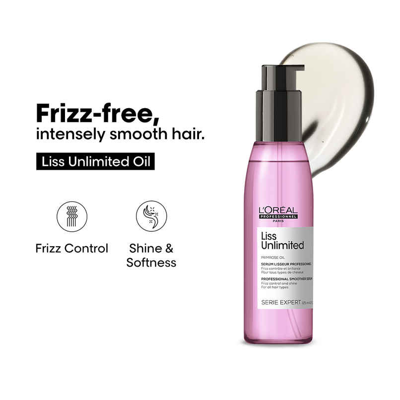 L'Oreal Professionnel Liss Unlimited Leave-In Hair Serum for Frizzy & Unruly Hair