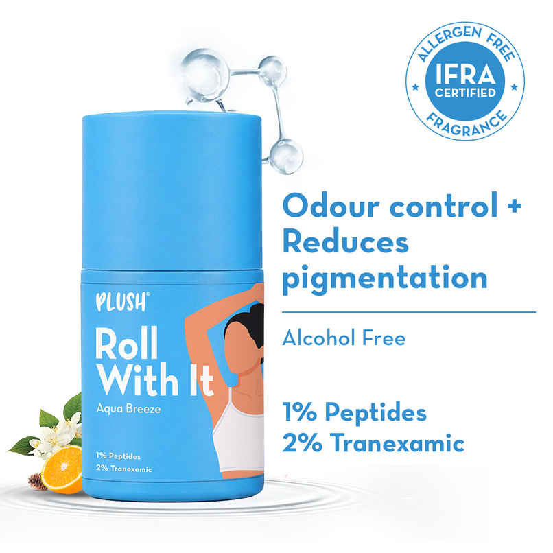 Plush Underarm Deo Roll On - Aqua Breeze