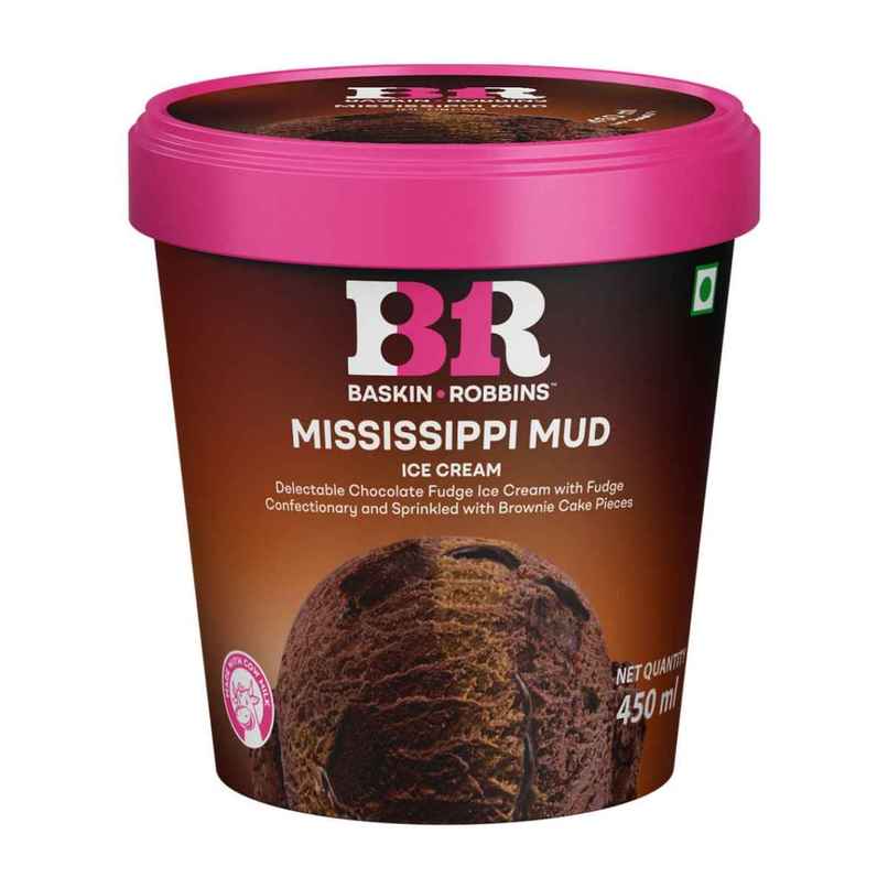 Baskin Robbins Mississippi Mud Ice Cream Tub Baskin Robbins Mississippi Mud Ice Cream Tub