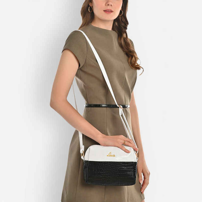 Lavie Women's Tina Cross Body Sling Bag | Ladies Purse Handbag | Black