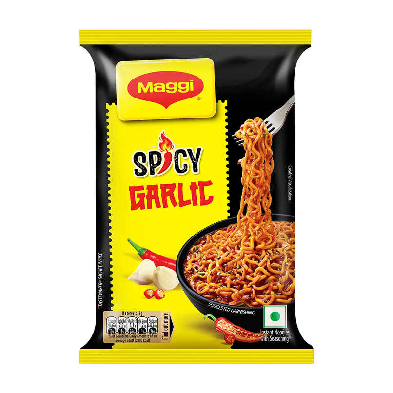 Maggi 2-Minute Spicy Garlic Noodles Maggi 2-Minute Spicy Garlic Noodles