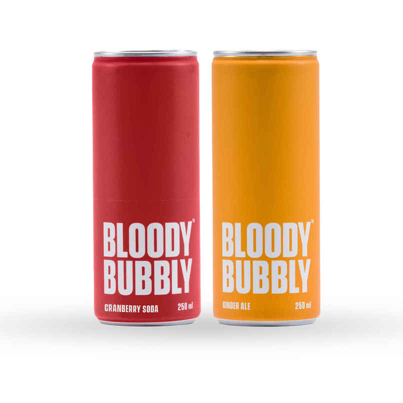 Bloody Bubbly Cranberry Soda (250ml) & Bloody Bubbly Ginger Ale (250ml) Combo