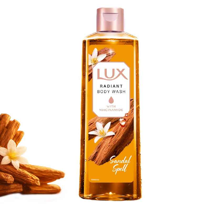 LUX Sandal Spell Bodywash with Niacinamide for Radiant & Bouncy Skin Feel LUX Sandal Spell Bodywash with Niacinamide for Radiant & Bouncy Skin Feel