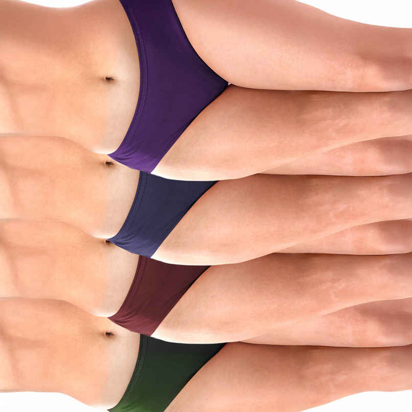 Lyra Women's Hipster Panty Solid | S (Colour May Vary)