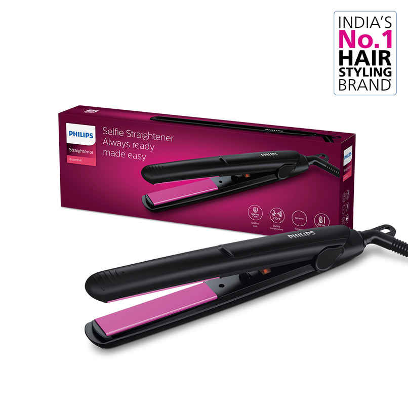 Philips India's No.1 Hair Styling Brand Selfie Hair Straightener | HP8302/06
