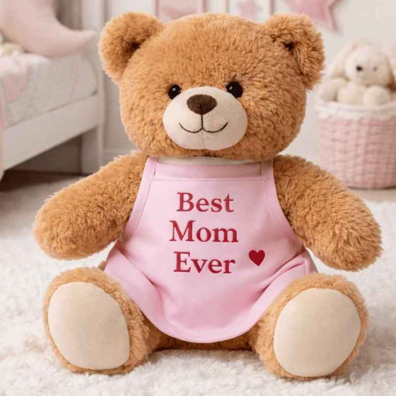 Toytales Best Mom Bear 25 cm | Soft Toy | Gift for Mothers & New Mom | Teddy