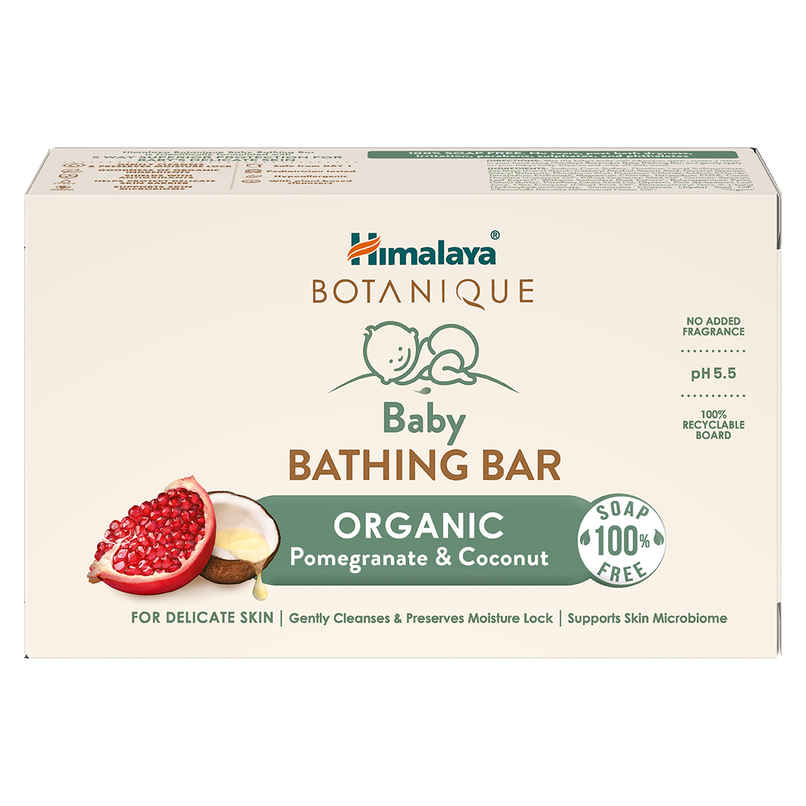 Himalaya Botanique Baby Bathing Bar | Organic | No Tears | Preserves Moisture | Dermatologically Tested