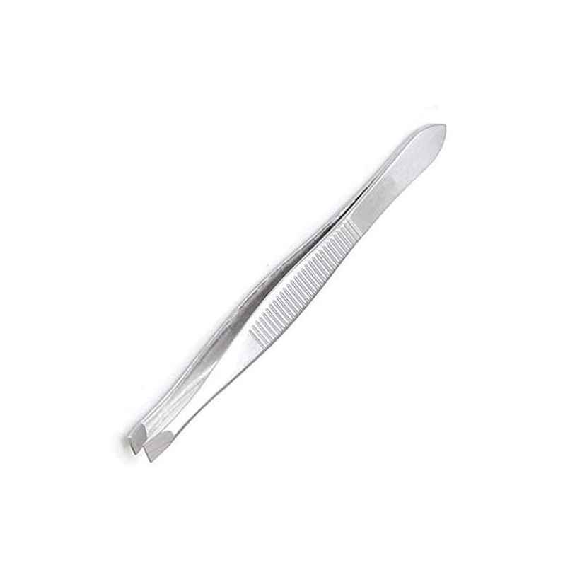 Beautiliss Tweezer Plucker with Square Tip for Precise Eyebrow Hair Removal and Grooming