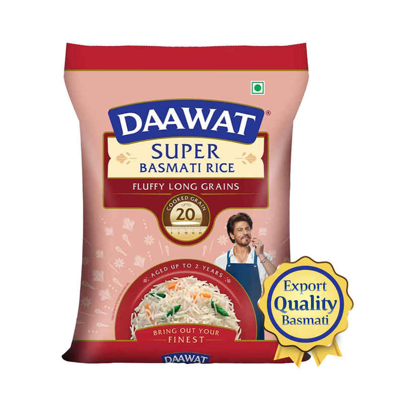 Daawat Super Pure Basmati Rice | Extra Long Grain