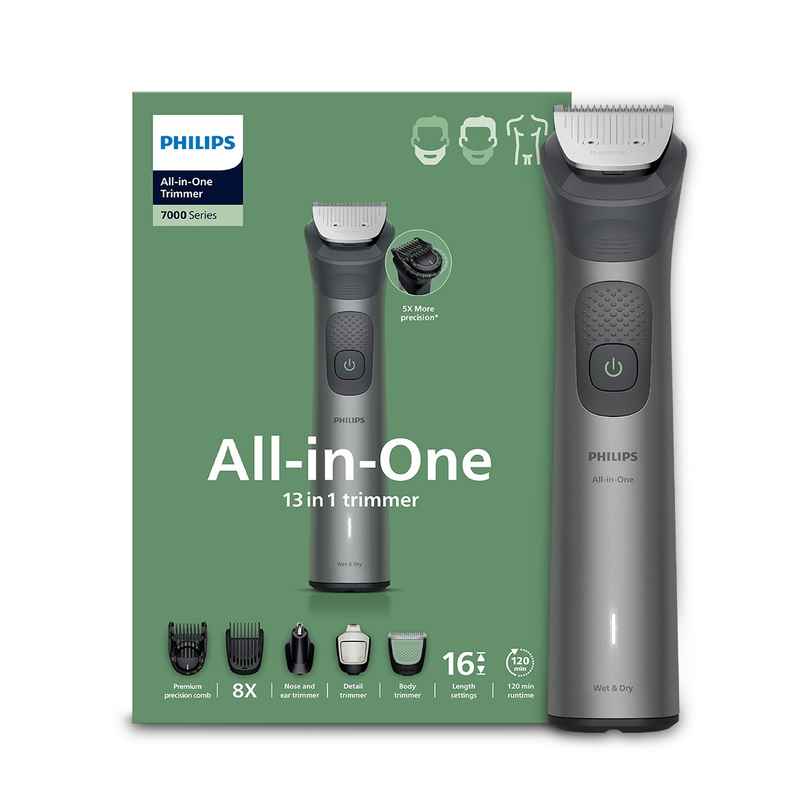 Philips AllinOne Trimmer 7000 Series 13in1 with BeardSense & Premium Precision Comb MG7922/15