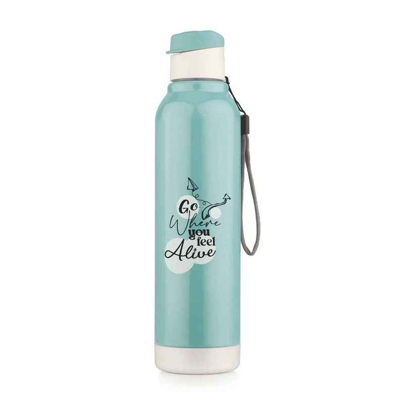 Flair Oxy 900 PP Inner Insulated Water Bottle | Blue | 700 ml