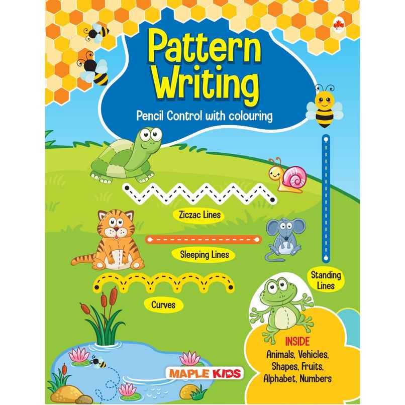 Pattern Writing - Pencil Control Activity Book For Kids | Age 2-5 Pattern Writing - Pencil Control Activity Book For Kids | Age 2-5