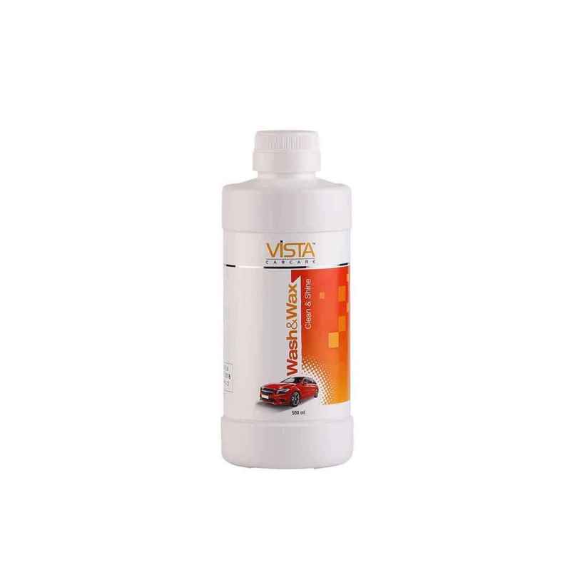 Vista Auto Care Wash and Wax Shampoo for Car and Bike | Removes Tough Dirt Wet and Shiny Look Vista Auto Care Wash and Wax Shampoo for Car and Bike | Removes Tough Dirt Wet and Shiny Look