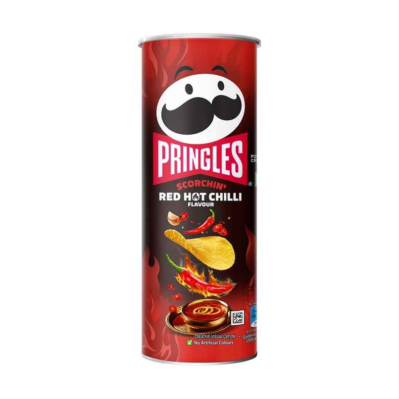 Pringles Scorchin Red Hot Chilli | Spicy & Crispy